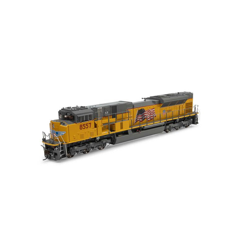 Athearn Genesis HO GEN SD90MAC-H Ph2 w/Tsunami2 DCC & Sound, UP 'Flag' Legendary Liveries #8557