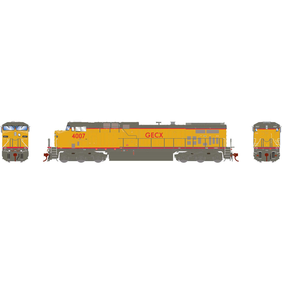 Athearn Genesis HO AC4400CW Locomotive, GECX #4007