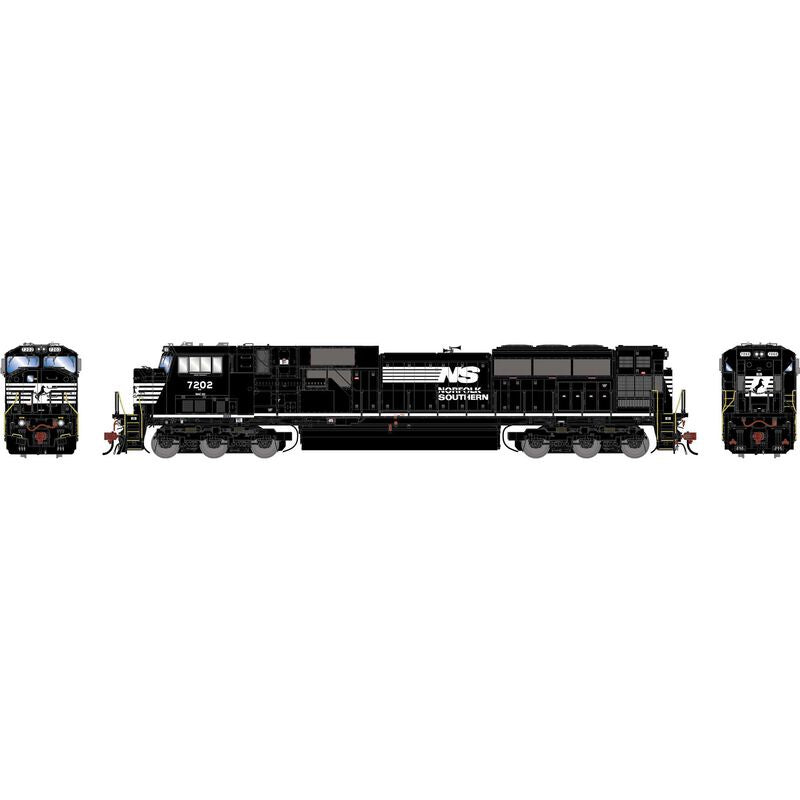 Athearn Genesis HO SD80MAC Locomotive w/DCC & Sound, Norfolk Southern (NS) #7202