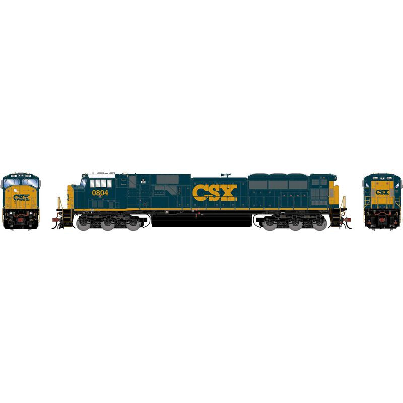 Athearn Genesis HO SD80MAC Locomotive w/DCC & Sound, CSXT 'Dark Future' #0804