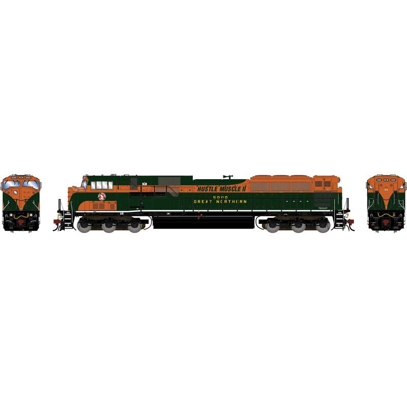 Athearn Genesis HO SD80MAC Locomotive w/DCC & Sound, Legendary Liveries Great Northern (GN) 'Hustle Muscle II' #5000