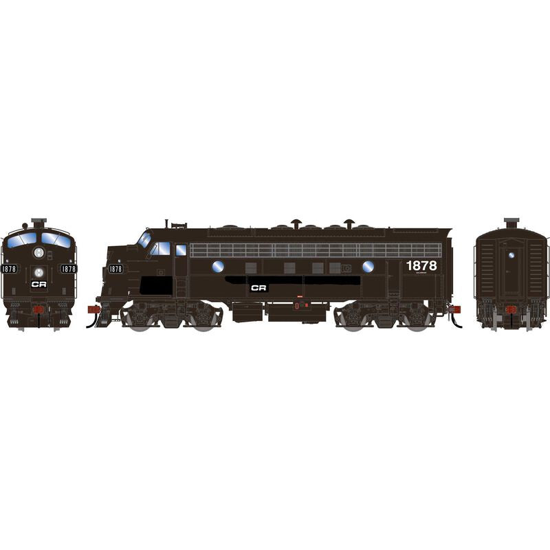 Athearn Genesis HO F7A Locomotive, Primed For Grime Conrail (CR) 'Ex-PC' #1878