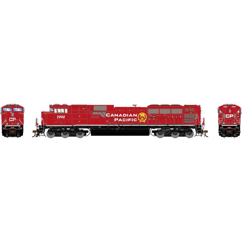 Athearn Genesis HO SD70ACU Locomotive, Canadian Pacific (CP) 'Beaver Logo' #7002
