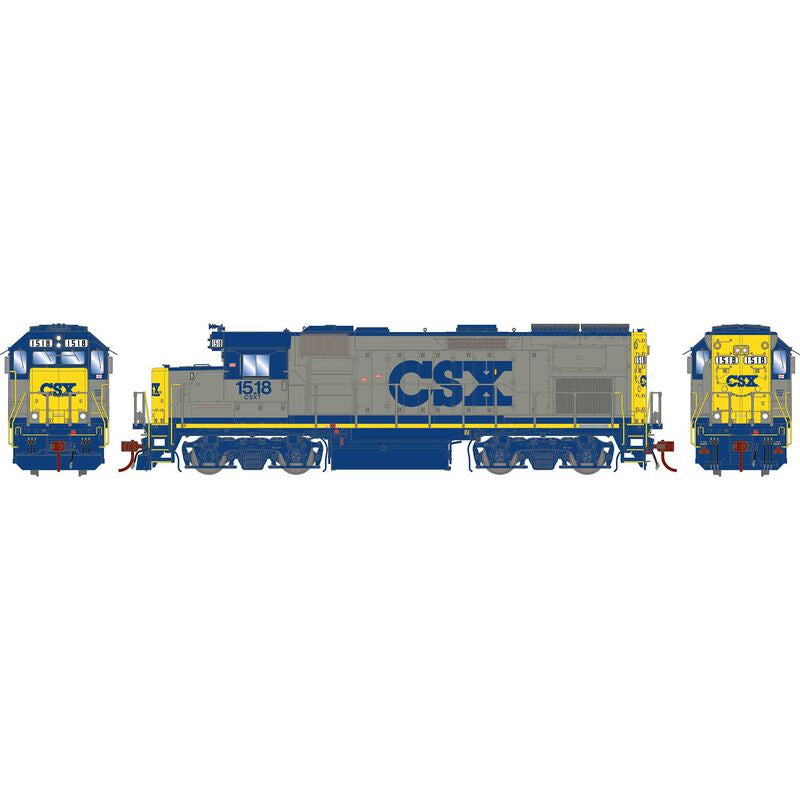 Athearn Genesis HO GP15T, CSX #1518