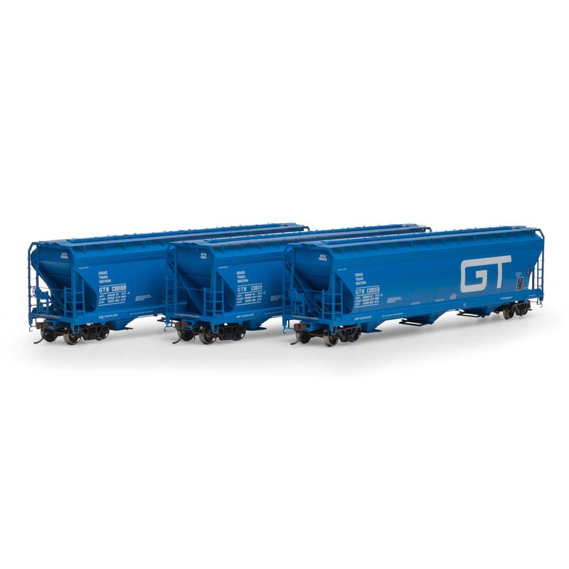 Athearn Genesis HO ACF 4600 3-Bay CF Hopper, GTW #1 (3) - ATHG15847