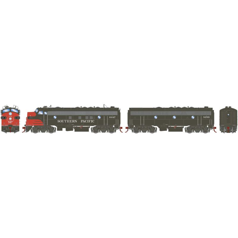 Athearn Genesis HO FP7A/F7B w/DCC & Sound,SP/Bloody Nose#6447/8299 - ATHG19516