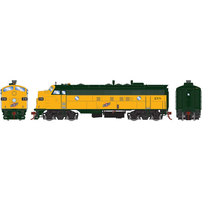 Athearn Genesis HO FP7A w/DCC & Sound, C&NW #218 - ATHG19519