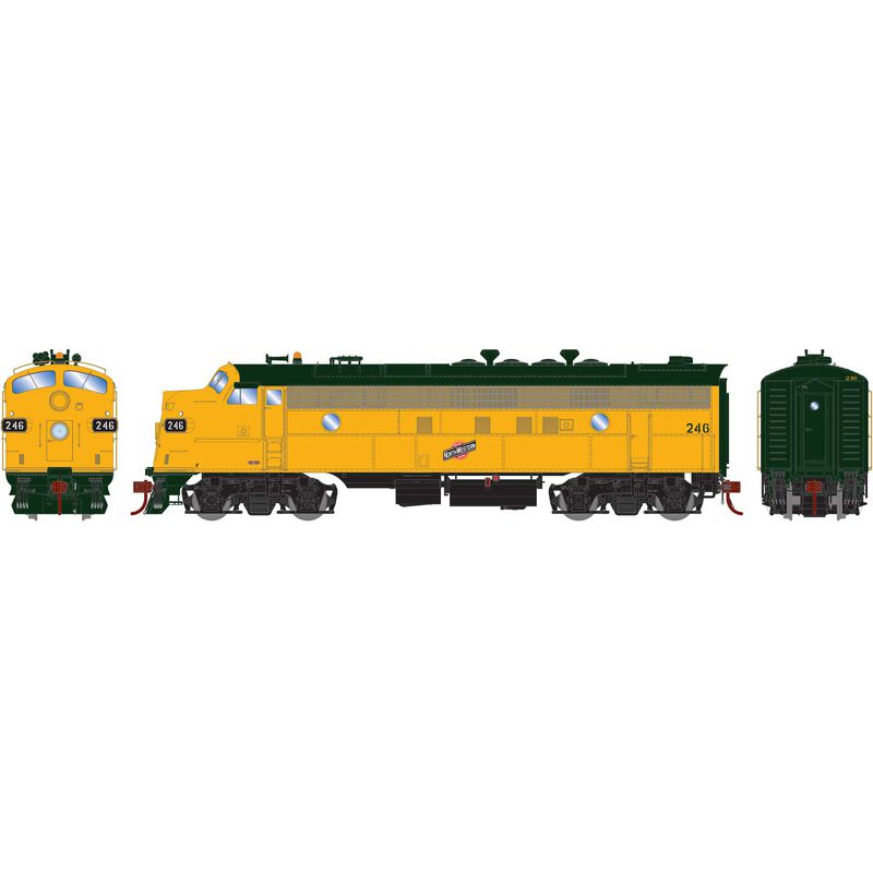 Athearn Genesis HO FP7A w/DCC & Sound, C&NW #246 - ATHG19520