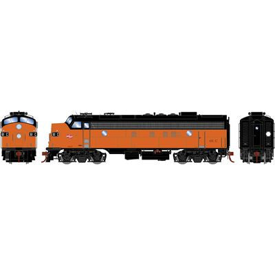 Athearn Genesis HO FP7A, Milwaukee Road (MILW) #61C
