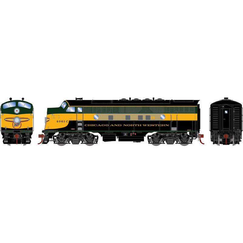 HO F3A w/DCC & Sound, C&NW #4061-C