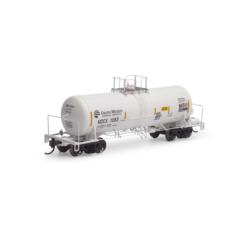 Athearn Genesis HO 13,600-Gallon Acid Tank,Grupo Mexico/White#1083 - ATHG25632
