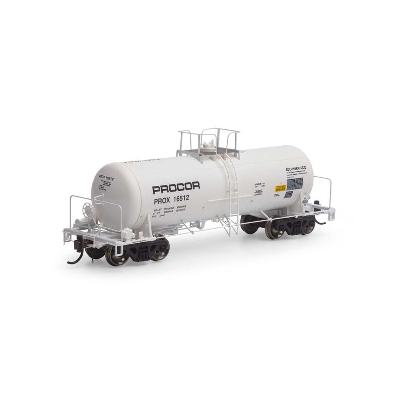 Athearn Genesis HO 13,600-Gallon Acid Tank, Procor #16512 - ATHG25642