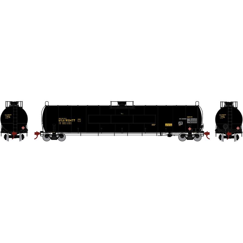 Athearn Genesis HO 33,900-Gallon LPG Tank/Flat, UTLX #910477 - ATHG25654