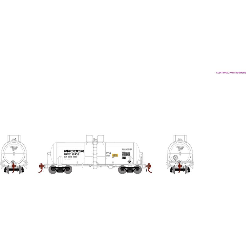 HO 13,600-Gallon Acid Tank, PROX/White #16502