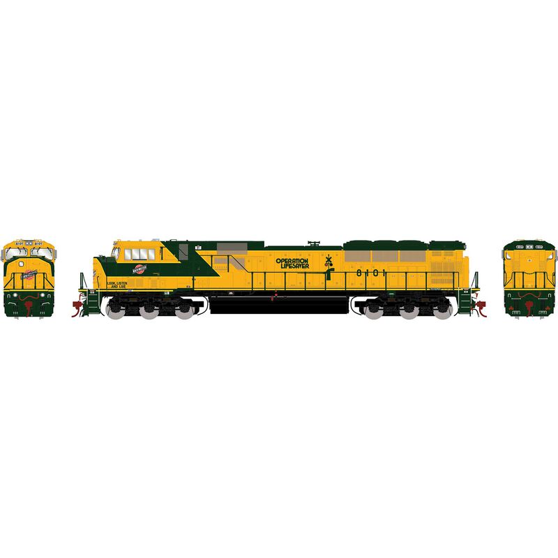 Athearn Genesis HO G2 SD80MAC, C&NW #8101