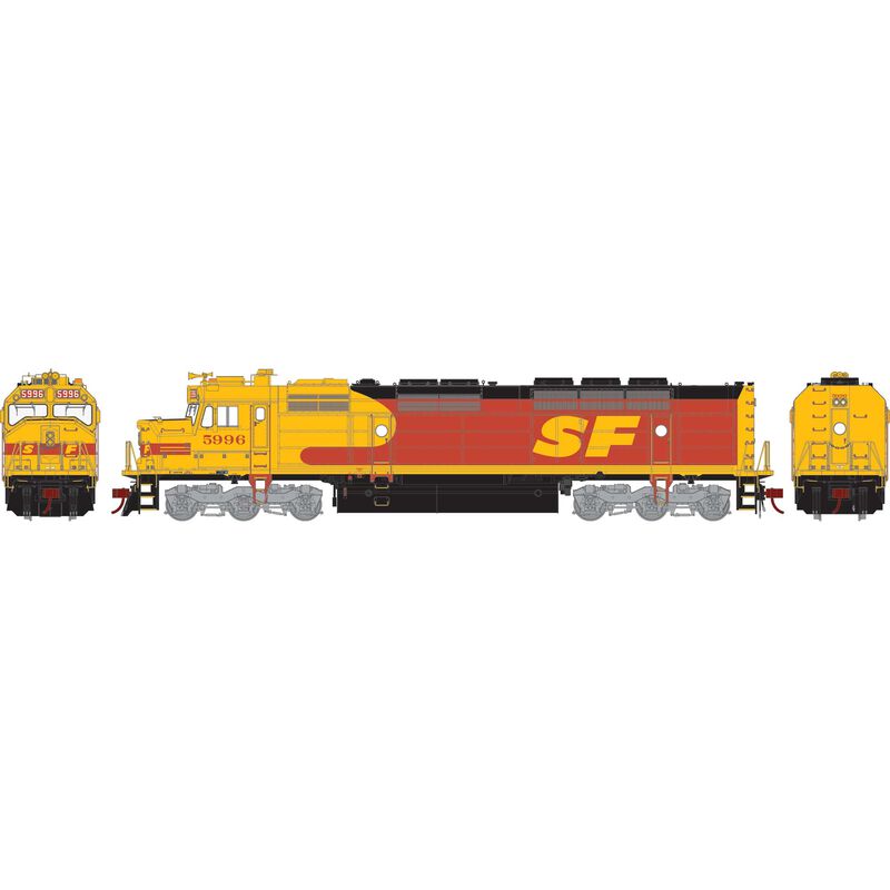 Athearn Genesis HO FP45 w/DCC & Sound, SF/Kodachrome #5996 - ATHG28606