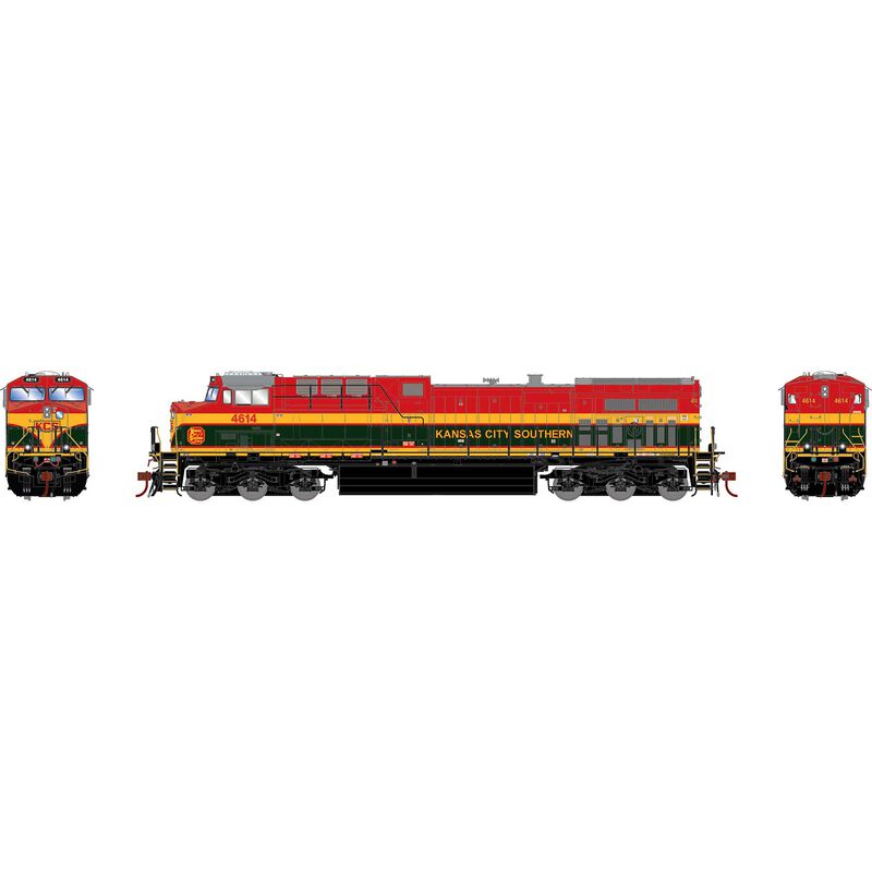 Athearn Genesis HO G2 AC4400CW, KCS #4614