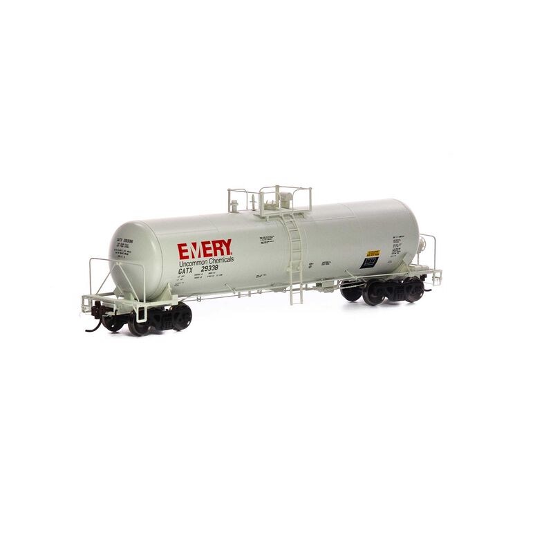 Athearn Genesis HO GATC 20,000-Gallon GS Tank, GATX/Emery #29338 - ATHG40167