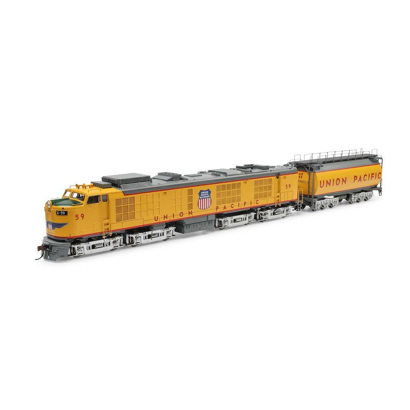 Athearn Genesis HO Gas Turbine w/Tender, Union Pacific ( UP ) #59