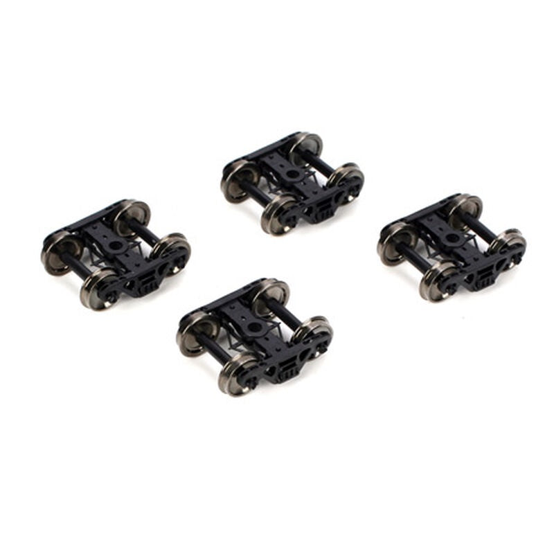 Athearn Genesis HO 100-Ton Roller Bearing Truck, .110" Tread (2Pr)