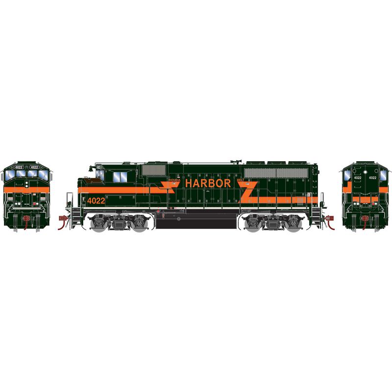Athearn Genesis HO GP40-2L, Indiana Harbor Belt #4022 - ATHG65086