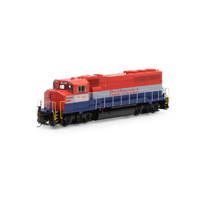 Athearn Genesis HO GP40-2L w/DCC & Sound, Rail America/TP&W #4052 - ATHG65187