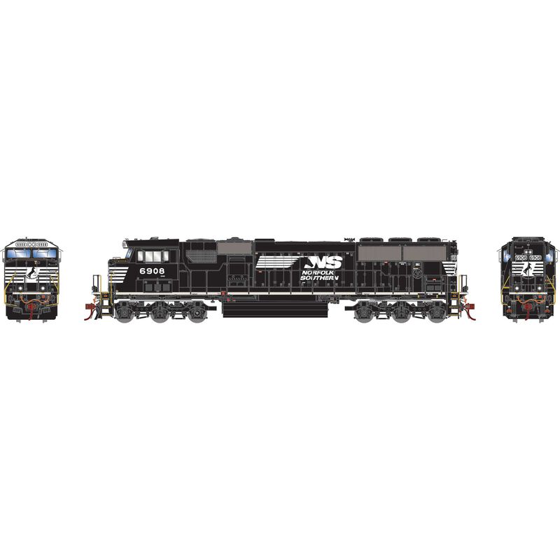 Athearn Genesis HO SD60E, NS #6908 - ATHG65190