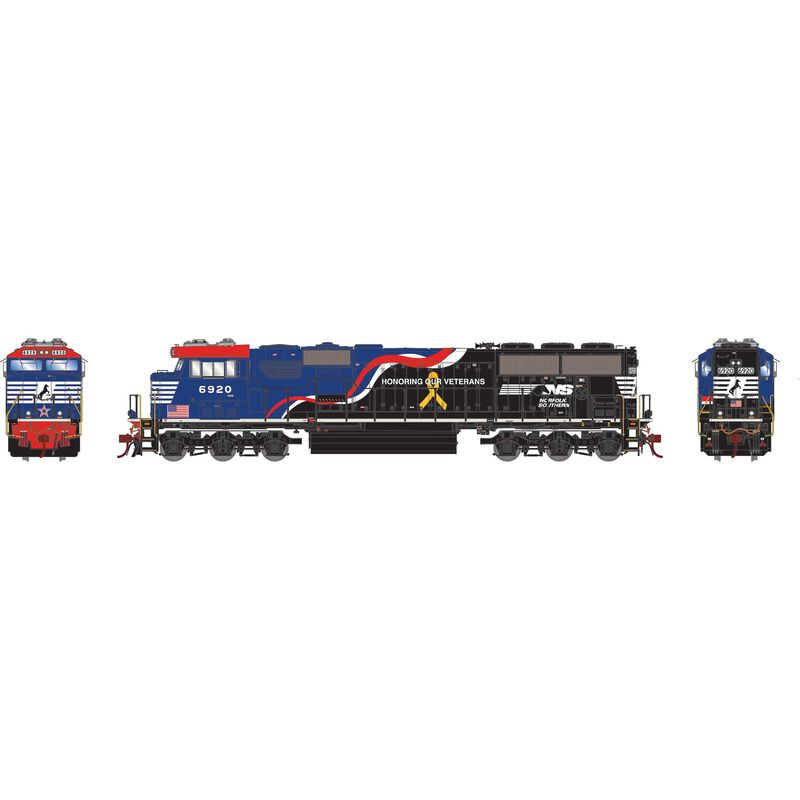 Athearn Genesis HO SD60E, NS/Veterans #6920 - ATHG65193