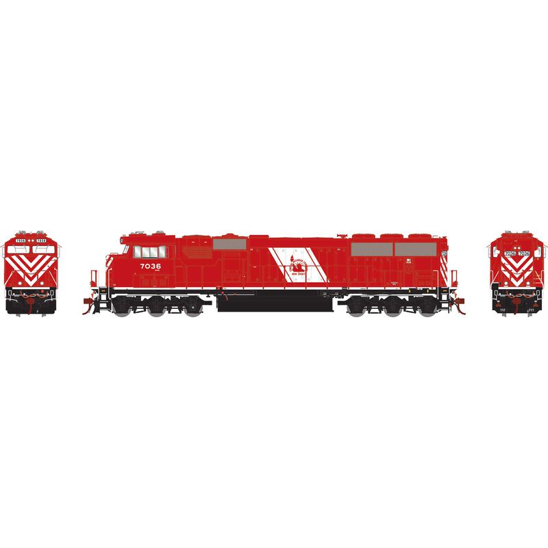 Athearn Genesis HO SD60E, NS/CNJ/Heritage #7036 - ATHG65197