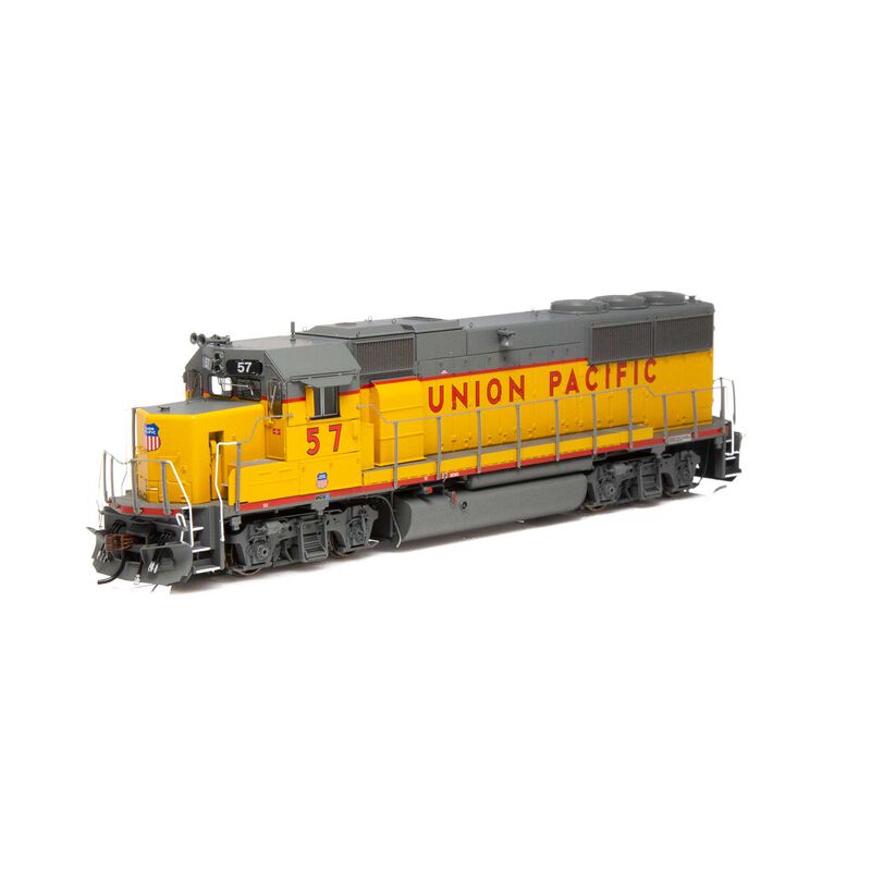 Athearn Genesis HO GP50 Phase 1, UP/Yellow & Grey #57 - ATHG65695