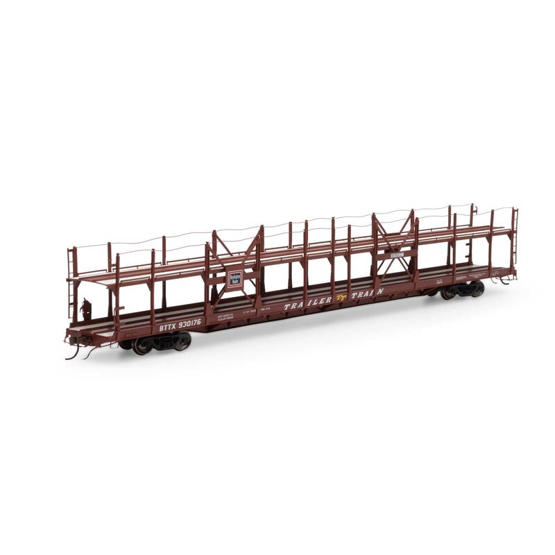 Athearn Genesis HO F89-F Bi-Level Auto Rack, CB&Q /BTTX #930180 - ATHG69581