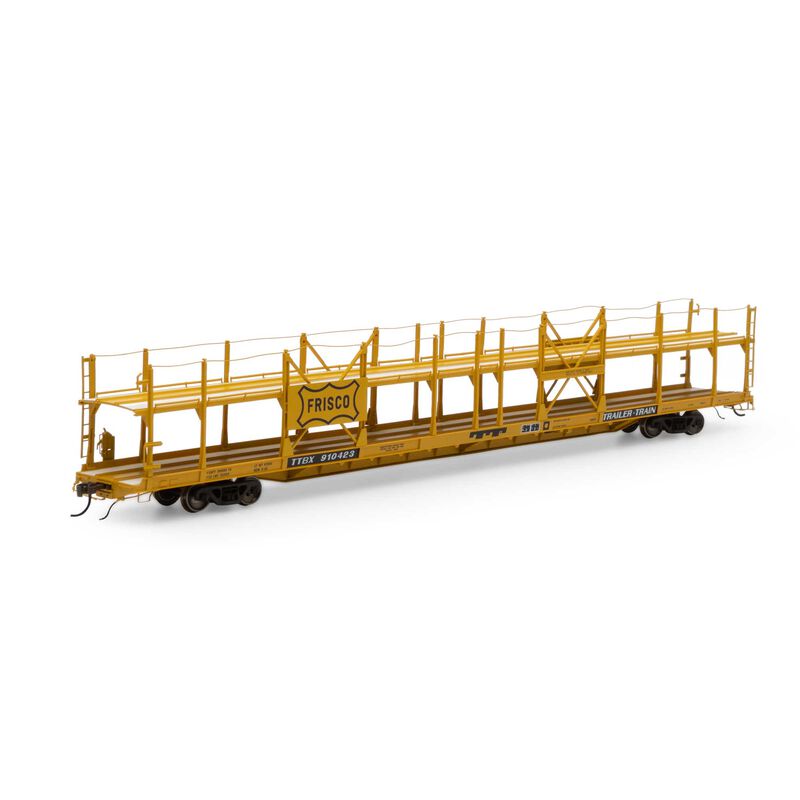 Athearn Genesis HO F89-F Bi-Level Auto Rack, Frisco/TTBX #910427 - ATHG69583