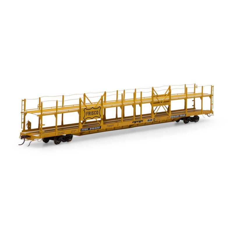 Athearn Genesis HO F89-F Bi-Level Auto Rack, Frisco/TTBX #910430 - ATHG69584