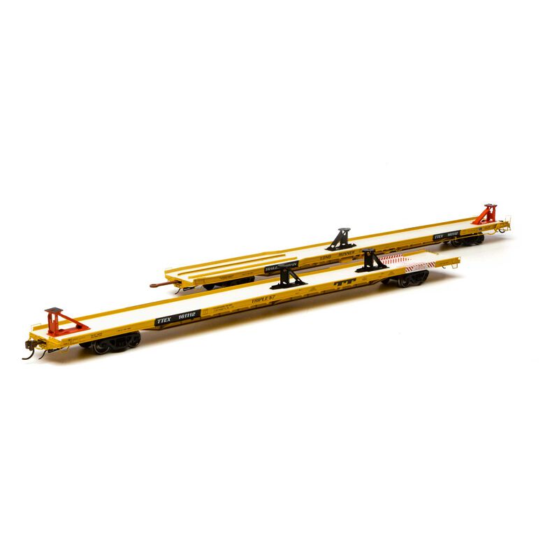 Athearn Genesis HO F89-F89'8" TOFC Flat, TTEX/Long Runner #161112 - ATHG69980