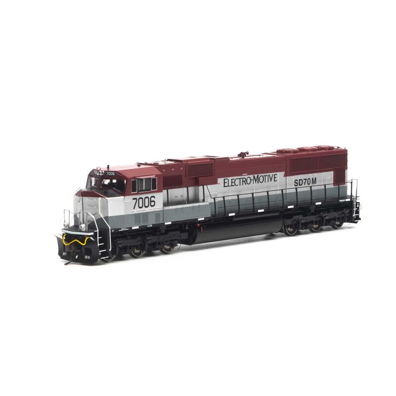 Athearn Genesis HO SD70M w/DCC & Sound, EMDX/Maroon/Silver #7006 - ATHG70656