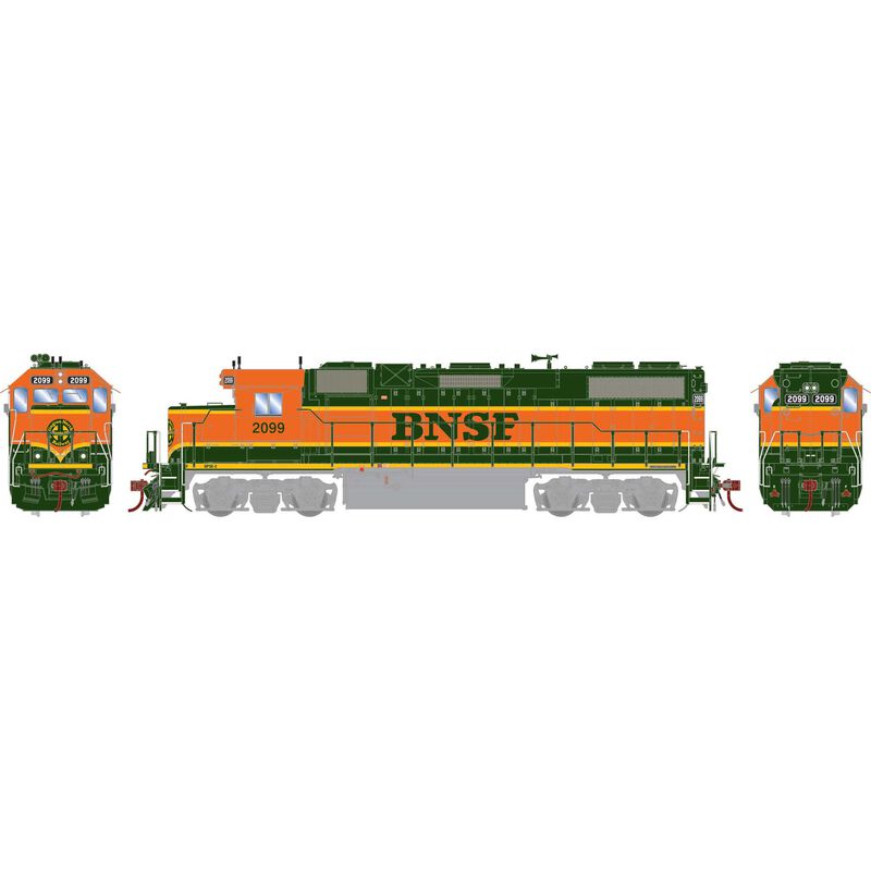 HO GP38-2, BNSF #2099