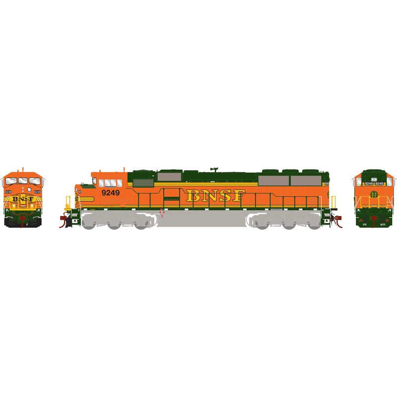 Athearn Genesis HO G2 SD60M Tri-Clops, BNSF #9249 - ATHG75507