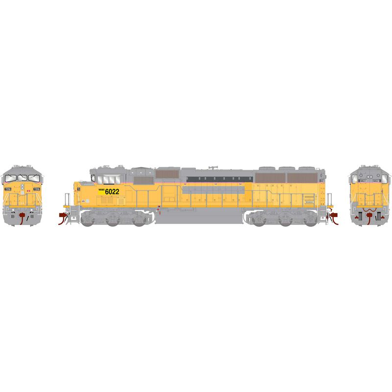 Athearn Genesis HO G2.0 SD60M Tri-Clops, Ex-UP WAMX #6022 - ATHG75529