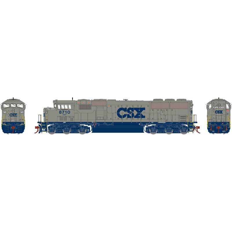 Athearn Genesis HO SD60M Tri-Clops, CSXT #8710 - ATHG75536