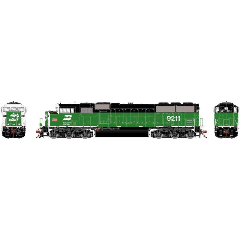 Athearn Genesis HO SD60M Tri-Clops, BN #9211 - ATHG75538