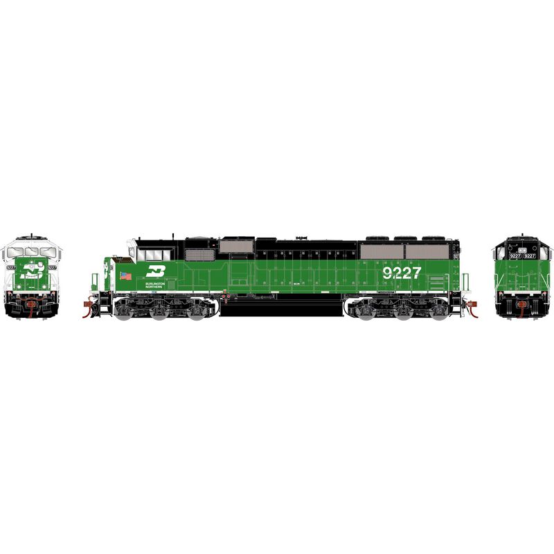 Athearn Genesis HO SD60M Tri-Clops, BN #9227 - ATHG75539