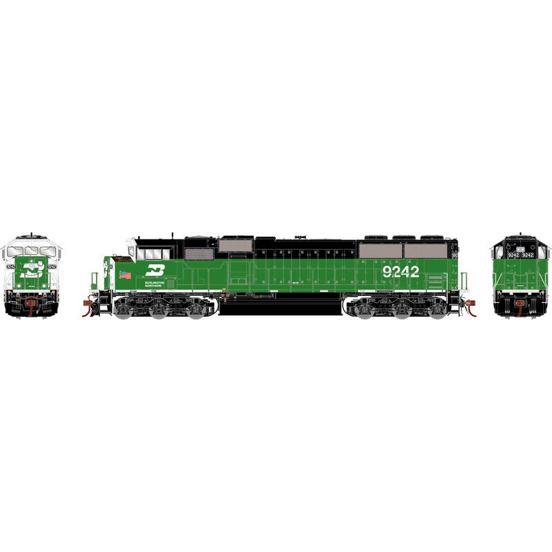 Athearn Genesis HO SD60M Tri-Clops, BN #9242 - ATHG75540
