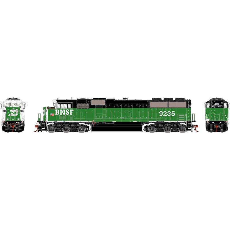 Athearn Genesis HO SD60M Tri-Clops, BNSF #9235 - ATHG75541