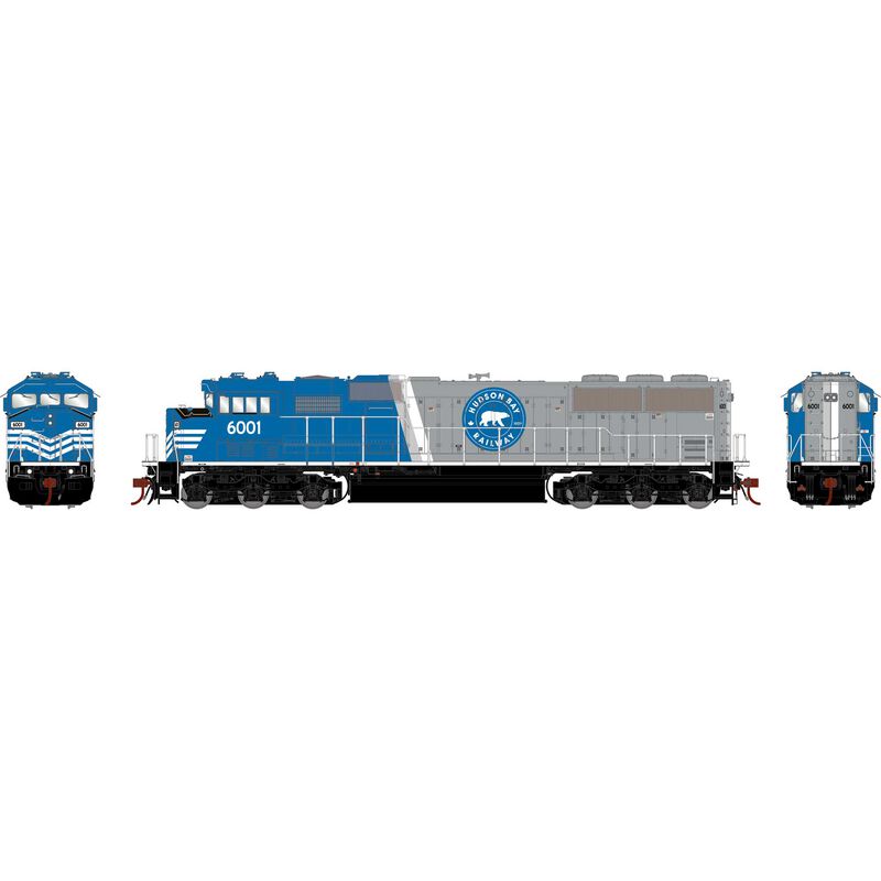 Athearn Genesis HO SD60M Tri-Clops, HBRY #6001 - ATHG75546