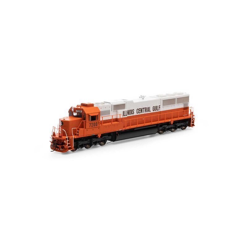 Athearn Genesis HO SD70 w/DCC & Sound, llinois Central Gulf #7200 - ATHG75831