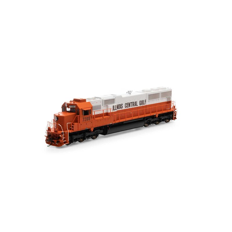 Athearn Genesis HO SD70 w/DCC & Sound, llinois Central Gulf #7205 - ATHG75832