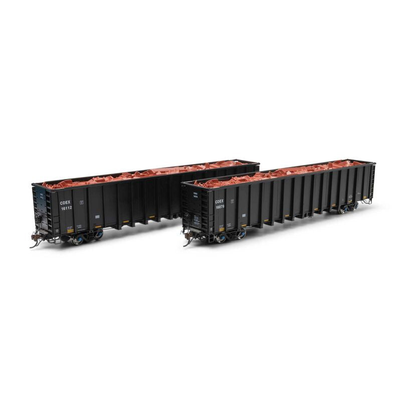 Athearn Genesis HO NSC 6400 Gondola w/Scrap Load, CDEX #16078/16112(2)