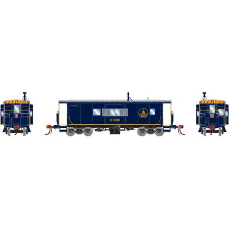 Athearn Genesis HO ICC Caboose w/Lights & Sound, B&O #C-3818 - ATHG78329