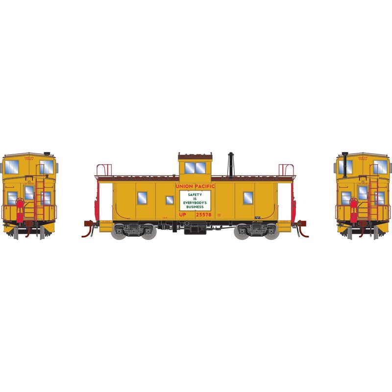 Athearn Genesis HO CA-8 Early Caboose w/Lights & Sound, UP #25578 - ATHG78361