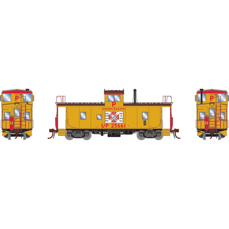 Athearn Genesis HO CA-9 ICC Caboose w/Lights, UP #25661 - ATHG78552